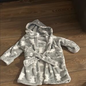 Cozy Gray Kids Pajamas with Hood